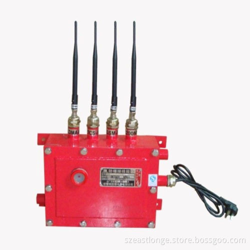 3w Gsm Blast Shelter Cell Phone Signal Jammer Est-808gii For Indoor / Outdoor